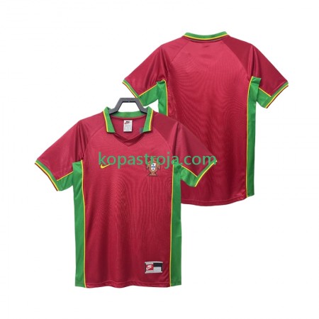 Billiga Fotbollströjor Portugal Retro Hemma tröja 1998 Kortärmad